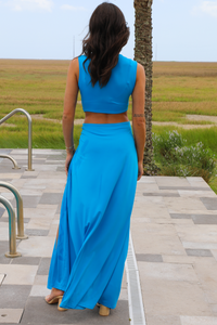 Ready For Vacay Maxi Dress: Turquoise