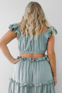 So Darling Midi Dress: Light Teal