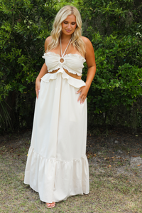 Thinking Of You Maxi Dress: Sand