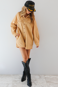 Keeps Getting Better Romper: Yellow