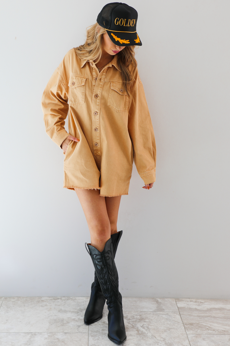 Keeps Getting Better Romper: Yellow