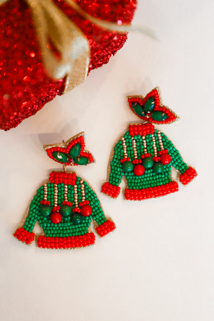Ugly Sweater Earrings