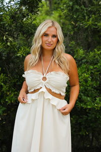 Thinking Of You Maxi Dress: Sand