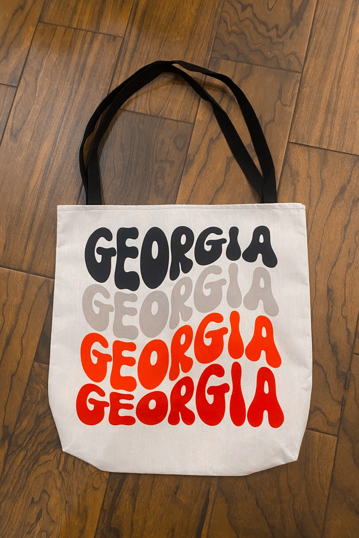 Georgia Tote Bag: Sand/Multi