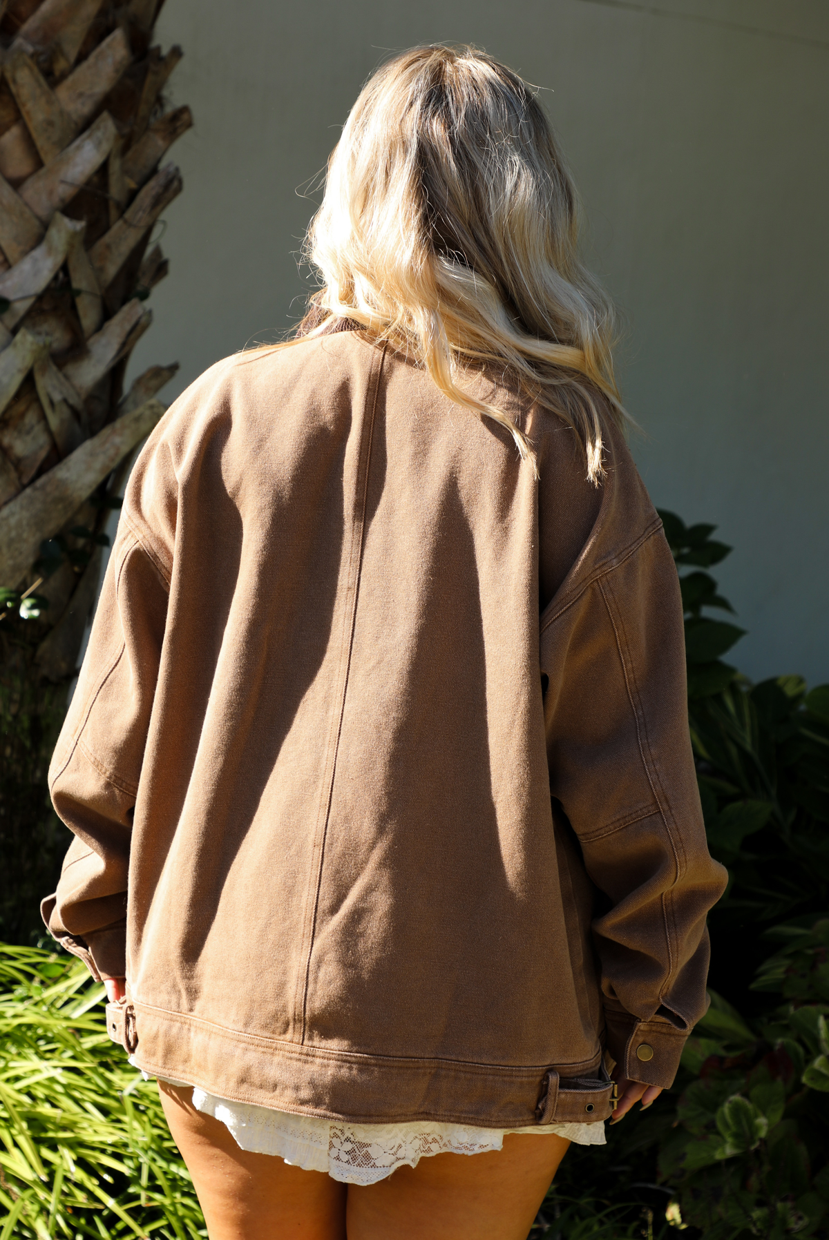 Barn Jacket: Tan/Brown