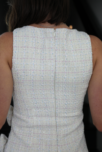 Yacht Club Dress: Ivory Tweed