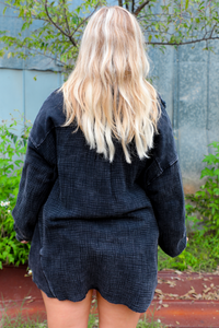 One And Only Shacket: Black