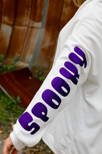 Spooky Season Shirt: White/Black