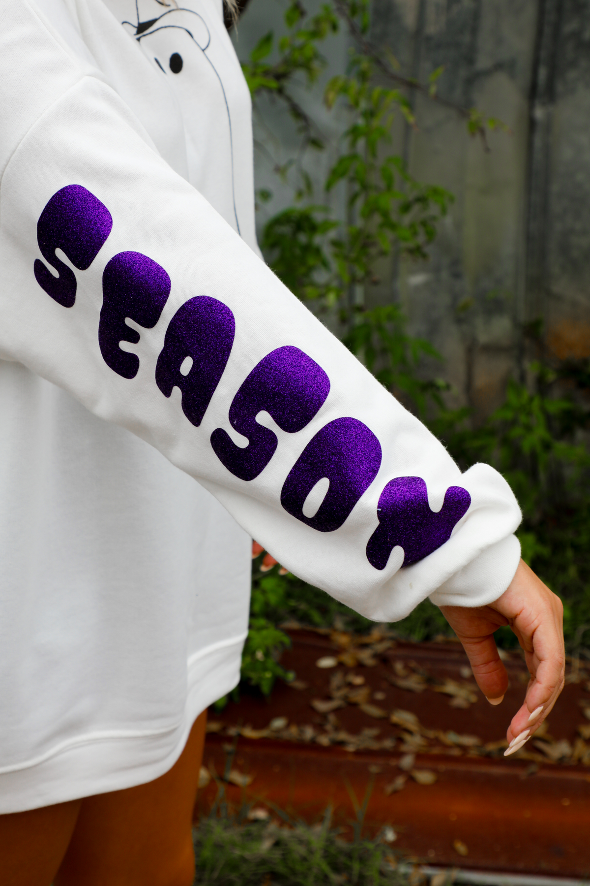 Spooky Season Shirt: White/Black
