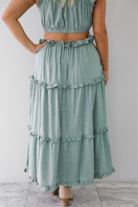 So Darling Midi Dress: Light Teal