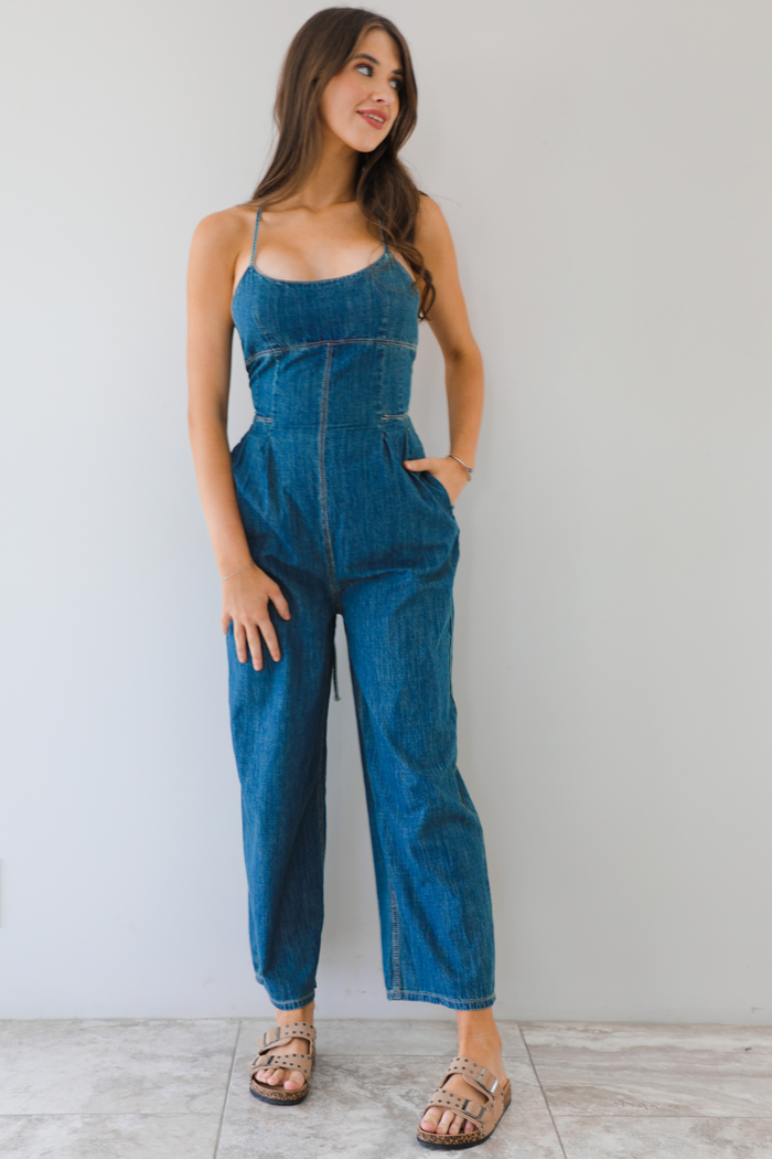 A Long Way Jumper: Dark Wash Denim