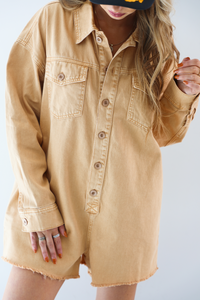 Keeps Getting Better Romper: Yellow