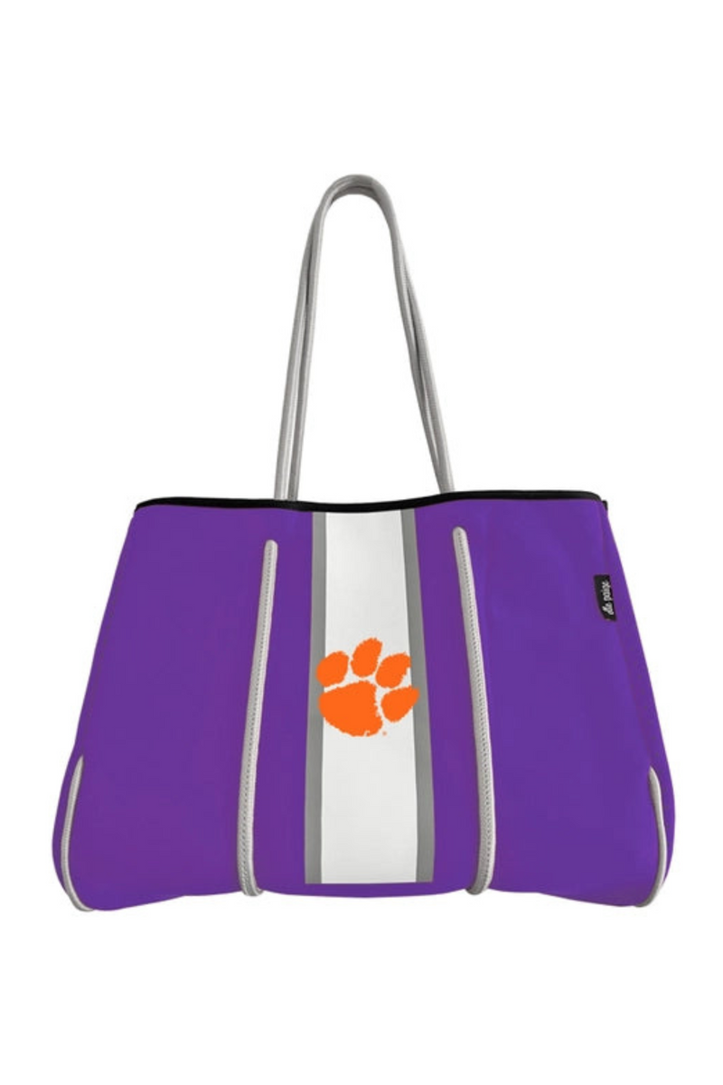 Clemson Oversized Gameday Tote: Purple/Multi