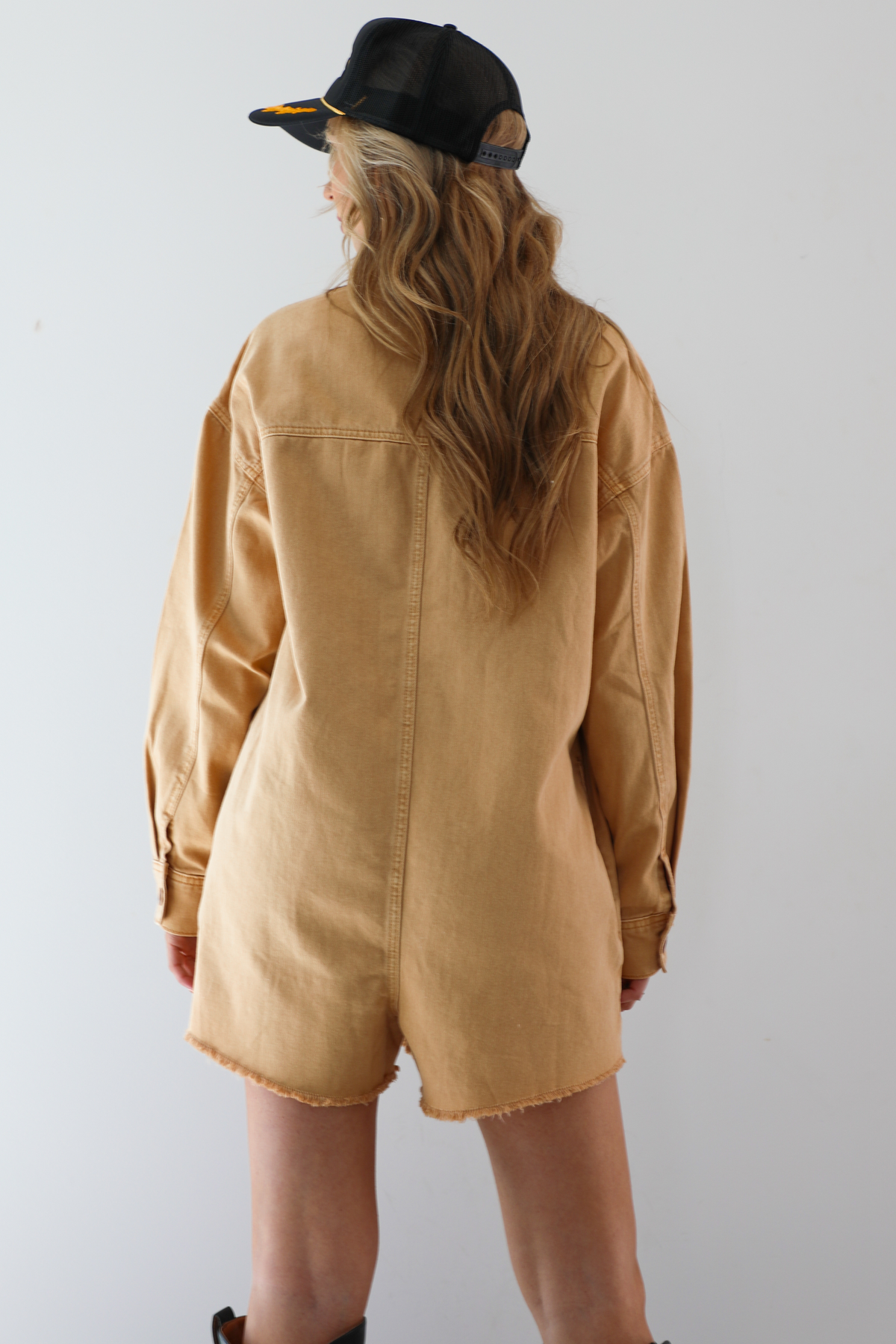 Keeps Getting Better Romper: Yellow