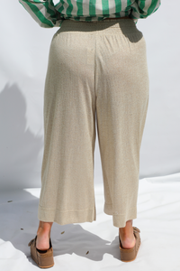 For Sure Pants: Tan