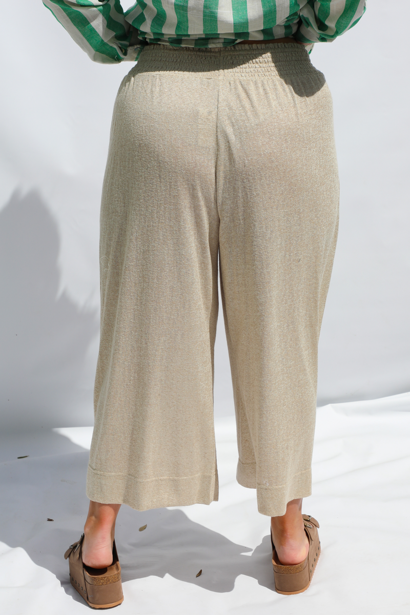 For Sure Pants: Tan