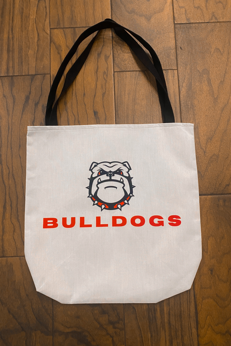 Bulldogs Tote Bag: Sand/Multi