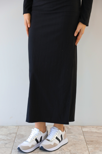 Who I've Become Maxi Dress: Black