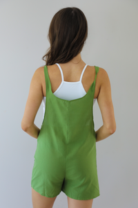 Alina Overalls: Green
