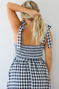 For The Rest Maxi Dress: Black/White