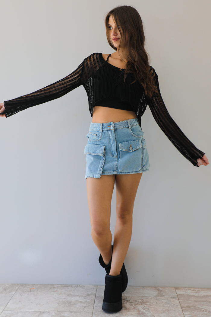 For The One Top: Black