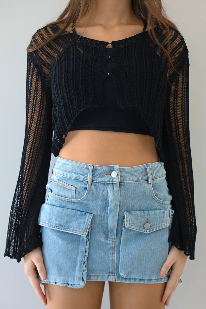 For The One Top: Black