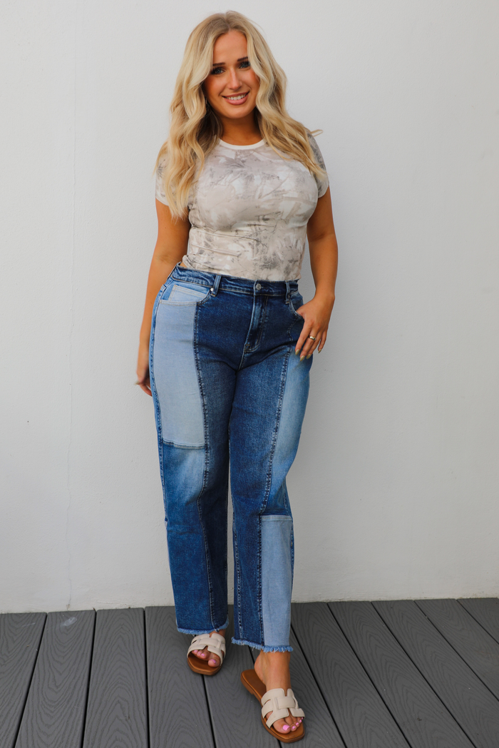 Camo Cutie Baby-Tee: Grey