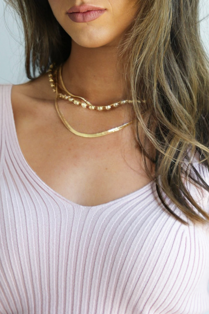 Covered In Diamonds Necklace: Gold/Diamond