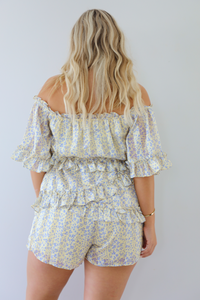 One And Only Romper: Yellow/Multi
