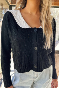 Gather Around Sweater: Black/Multi