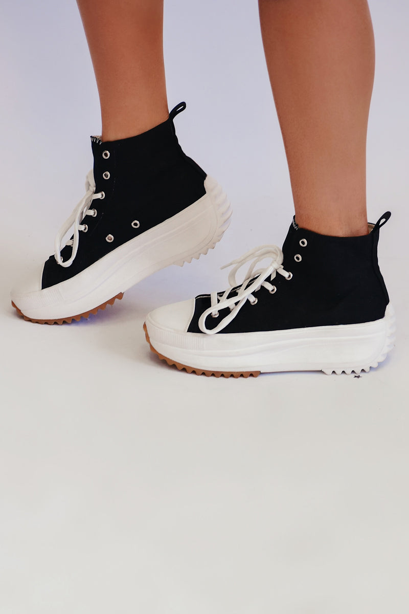 Sweet Shop Sneakers: Black/White