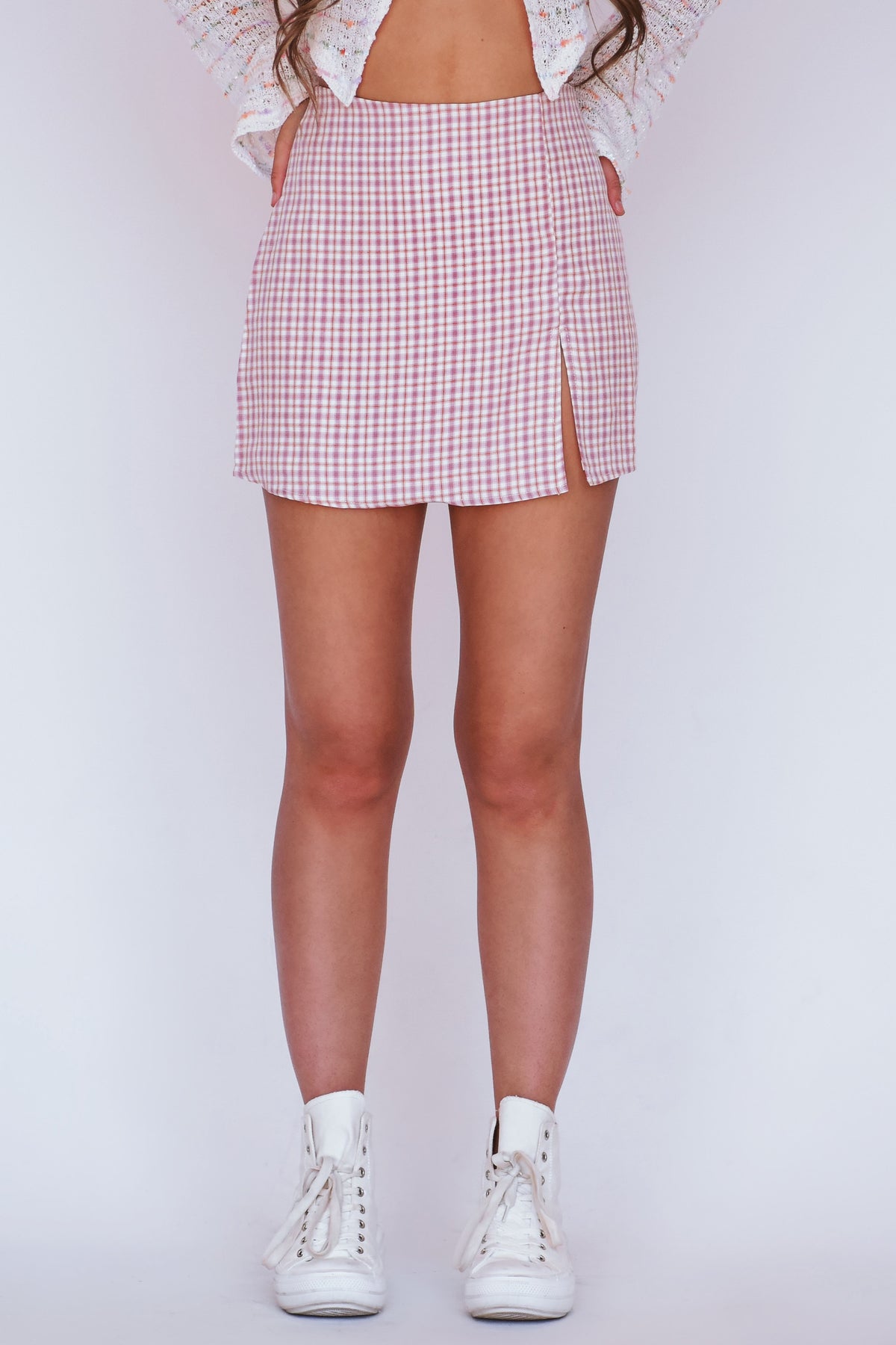XOXO Skirt: Pink/Multi
