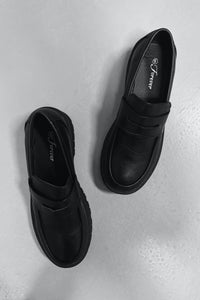 Penny Loafers: Black